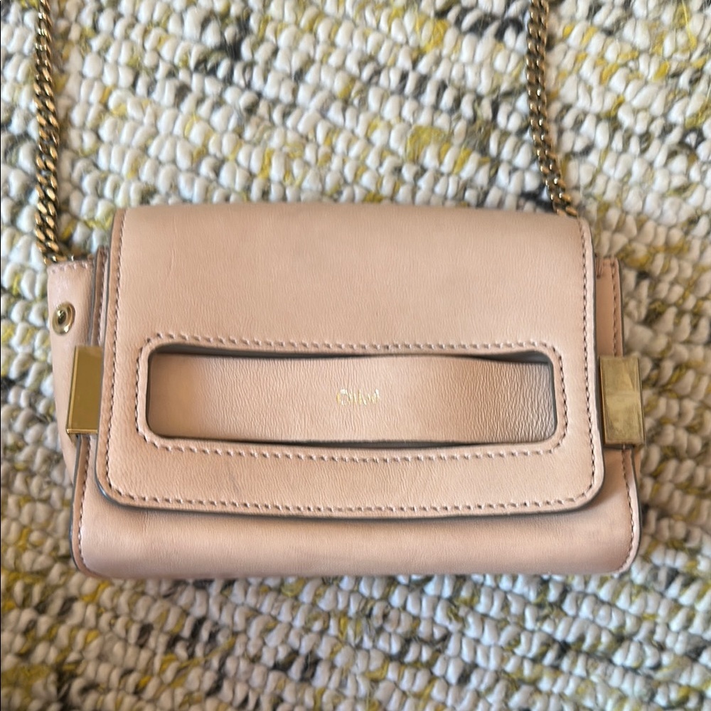 Chloe small Nappa Elle chain clutch